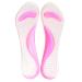 footinsole Arch Support Orthotic Insoles Effective Support for Fallen Flat or Weak Arches (Without Heel Cushion Pink) Pink Without Heel Cushion