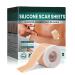 Scar pavement (4cmx150cm) silicone pavement for scars professionally for scars through C section operations burns keloid acne and more silicone scar sheets-free medication-free