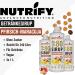 Nutrify Vital Fitness Drink 1:80 Syrup - Sugar-Free Peach Maracuja Beverage Concentrate | 3x 1L Set | Low-Calorie Sports Drink Mix with Vitamins & L-Carnitine | Makes 240L - Buy Online on GoSupps.com