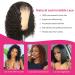 Durreley Bob Wig Human Hair 13x4 Water Wave Lace Front Short Bob Wigs for Black Women - 14 - 180% Density - Glueless Wet and Wavy HD Lace Front Wig Pre Plucked with Baby Hair - Buy Online on GoSupps.com
