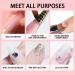 Lofuanna Clear & Nude Poly Nail Gel Kit with UV Light - Professional Builder Gel Extension Set - Buy Online on GoSupps.com