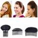 Bump It Up Volume Hair Base Set - 5-Piece Sponge Styling Insert & Braid Tool Combo for Women (Black) - Buy Online on GoSupps.com