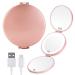 MIYADIVA Magnifying Mirror with Light  Hand Mirror Travel Makeup Mirror with 3 Side 20X 5X 1X Magnification  Travel Magnifying Mirror for Pocket