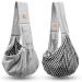 Tomkas Little Dog Cat Summit Travel Bag - Gray M Unadjustable Strap | Outdoor Puppy Carrier - International Shipping Available - Buy Online on GoSupps.com