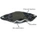 ReUseLife 8 Inch Charcoal Bamboo Cloth Menstrual Pads 7 Pack - Reusable, Washable, Unscented Panty Liner - Buy Online on GoSupps.com