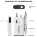 AIRSEE Rechargeable 30000RPM Electric Nail Drill Professional Portable E File Machine for Acrylic Nails Natural Extension Gel Nails Polish Cuticle, Cordless High Speed for Salon Use or Home DIY White A Ns 2036 White - Buy Online on GoSupps.com
