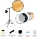 Selens 32in 5-in-1 Light Reflector Holder Stand Kit with Boom Arm - Studio Lighting Essentials - Buy Online on GoSupps.com