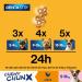 Pedigree Dentastix Chewy Chunx Dental Snack for Small Dogs Chicken Flavor (5 sachets x 68 g) - Buy Online on GoSupps.com
