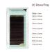 NAGARAKU Dark Brown 0.15 C Curl Eyelash Extensions Mix Tray | 7-15mm Individual Lashes | Faux Mink Volume | Soft Light | 20 Rows - Buy Online on GoSupps.com