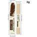 Eyebrow Makeup Pen Eyebrow Cream Pen Smudge-proof Double Head Makeup Brow Pencil Waterproof Eyebrow Care Pen for Home Dating Travel Hotel Light Brown - Buy Online on GoSupps.com