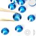 Yhmq 1440pcs Capri Blue Nail Rhinestones & Crystals SS6 (1.8mm & 2.0mm) for Stunning Nail Art International Shipping - Buy Online on GoSupps.com