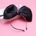 Minkissy Huge Bow Headband Candy Colored Hair Hoop Party Props Lovely Large Bowknot Hairband Party Props for Woman Girl(Black) - Buy Online on GoSupps.com