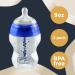 Tommee Tippee Anti-Colic Baby Bottles, Slow Flow Nipple, 9oz, 2-Pack - Blue Pandas - Buy Online on GoSupps.com