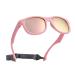 Pro Acme Unbreakable Polarized Baby Sunglasses Flexible Toddler Sunnies with Strap Soft Silicone Frame for 0-24 Months A3 - Pink Frame | Pink Mirrored Lens