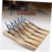 Frcolor Solid Wood Scissor Stand Holder - Barber Shear Storage Case for Hair Stylists & Grooming Tools - Buy Online on GoSupps.com