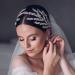 Eiaork Rhinestone Wedding Headband for Bride & Bridesmaids - Silver Hair Accessories - Buy Online on GoSupps.com