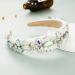 amangul Retro Luxurious Headband Colored Crystal Pearl Jewelry Hair Hoop Bandana(Ab) - Buy Online on GoSupps.com