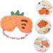 Buy Healeved Carrot Eye Mask - Cute Soft Plush Blindfold for Sleep Travel & Easter - Cartoon Nurses Hat Design - 1 Count - Buy Online on GoSupps.com