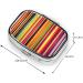 Colorful Stripes Square Pill Box | Portable Medicine Organizer for Travel - International Shipping Available - Buy Online on GoSupps.com