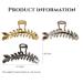 Fashionable Fish Bone Hair Clips Set - 3 PCS Metal Hair Claw Clips for Thick & Thin Hair - Stylish French Hair Accessories for Women and Girls - Buy Online on GoSupps.com