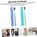 Healeved 4-Piece Travel Toothbrush Set for Adults - Ultra Gum Care Long Handle Toothbrushes with PP-Raw Material Case Ideal for Travelers - Buy Online on GoSupps.com