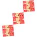 ABOOFAN 36 Pcs 2023 Year of The Rabbit Red Packets 2023 Zodiac Red Packet Money Packet Chinese Hongbao 2023 Chinese Red Money Envelope 2023 Spring Festival Red Bag Asia Paper Chinese Style
