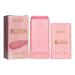 Moisturizing Makeup Blusher Stick Long-lasting Face Cream Blusher Solid Moisturizing Stick Blusher Balm | Cheeks Blusher Creamy Makeup Cheeks Blusher Beauty Blusher for Face Fanelod Pink