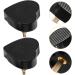 CALLARON High Heel Tips Replacement | 5 Pairs Heart Shaped Shoe Caps - Durable Protectors for Heels - Black - Buy Online on GoSupps.com