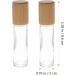 PACKOVE 10pcs 10ml Glass Roller Bottles - Refillable Essential Oil & Perfume Containers - Ideal for Cosmetics & Travel - Buy Online on GoSupps.com