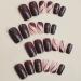 Buy Brown Press On Nails - Short Square Fake Nails with Glue | Acrylic Coffin & Gel Manicure | Designs for Weddings & Birthdays - Shop Internationally - Buy Online on GoSupps.com