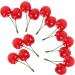 ABOOFAN 40 Pcs Artificial Cherry Fake Cherry Decor Play Kitchen Fruit Toy Imitation Fruit Ornaments Simulated Fruit Photo Props Toys Fruit Model Plastic Child Red Cherry Cupboard - Buy Online on GoSupps.com