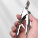 SVAASA Nail Clippers Silver Stainless Steel U Type Nail Tips Nail Clipper Edge Cutters False Nail U Word Cutting for Round/Square Fake Nail Tips Tool - Buy Online on GoSupps.com