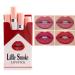 Lip Gloss Set Lipstick Sets 4 Pcs High Pigmented Velvety Matte Lipstick Gift Set Nude Cigarette Lipgloss Long Lasting Non-Fading Waterproof Lipstain Makeup Sets For Women Gifts Surprise (set B)