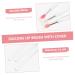 Buy 6pcs Professional Lip Brush Set - Silicone Makeup Lip Liner & Eye Shadow Applicator - Perfect for Stunning Lip Makeup & Nail Art - Fast International Shipping - Buy Online on GoSupps.com