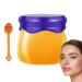 Honey Lip Mask Lip Care Mask Lip Balm 9g Pot Design Lip Masque for Lips Lip Balm Moisturizing Includes Lip Brush Softens Lip Lines 02