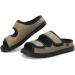 MisFun Men's Diabetic Shoes - Wide Fish Mouth Design, Adjustable Closure - Size 9.5 Black - Buy Online on GoSupps.com