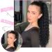 24 inch Long Curly Drawstring Ponytail Extension - Synthetic Hairpiece for Women in 1B# 24 inch - Buy Online on GoSupps.com