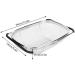 Collapsible Stainless Steel Sink Drain Basket - Adjustable Drainer Rack for Washing Fruits & Vegetables - Buy Online on GoSupps.com