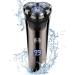 4D Electric Shaver for Men IPX7 Waterproof Electric Razor Dry Wet Rotary Face Shaver Rechargeable Cordless Travel Beard Nose Trimmer w/ LED Display & Charging Stand & Pop Up Trimmer for Dad Husband