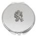 Rampant Lion Compact Mirror Handbag Gift With Free Engraving 294