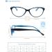 HEEYYOK Stylish Cat-Eye Reading Glasses for Women - Comfort Spring Hinges Clear Lens +1.50 5 Mixed Colors | Trendy Eyewear International Shipping - Buy Online on GoSupps.com
