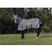 Jump Equestrian Horse Fly Rug Zebra Print Full Neck All In One Belly And Tail Flap Elastic Neck With Free Fly Mask (6'3'')
