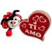  NARAMAKI Gift Ideas for Valentine's Day and Women's Day 2025 Baci Perugina 250 g + Paper Heart Box + Wooden Heart with Inscription 15 cm + Ladybird "Dolly" 20 cm (BACI PERUGINA) - Buy Online on GoSupps.com