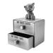 Mogoko Silver Baby First Tooth and Curl Keepsake Box Set - Gender Neutral Kids Teeth Fairy Holder - Buy Online on GoSupps.com