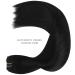 Premium 50cm 100g Deep Black Real Hair Extensions - Remy Weft for Sewing | Breathe Life into Your Look - Buy Online on GoSupps.com