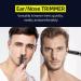 Ear and Nose Hair Trimmer - Professional Painless Facial & Eyebrow Clipper for Men & Women | Easy to Clean Stainless Steel Replaceable Blade - Buy Online on GoSupps.com
