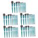 Beavorty 5 Sets Diamond Makeup Brush Powder Applicator Beauty Tools Women s Suits Eye Shadow Brush Makeup Supplies Professional Makeup Brush Rhinestones Miss Artificial Fiber With Diamond