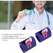 Verdant Touch Tooth-Shaped Card Holder - Purple Dental Stand & Gift for Dentists | Set of 2 - Buy Online on GoSupps.com