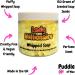 Lady Millionaire Whipped Soap Body Wash - 150g - Natural Oils and Butters - Perfume Scent - Vegan Friendly - Puddle of Wax - Made in the UK - Buy Online on GoSupps.com