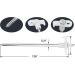 JFOUTU 8pc-Pack Galvanized Steel Tent Stakes with Fluorescent Stopper for Camping Tents - White - Buy Online on GoSupps.com